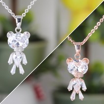 쥬골드 14k GP132큐티베어 14k목걸이 도금목걸이 패션목걸이 목걸이