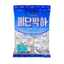 크라운 비단박하 캔디, 140g, 7개입