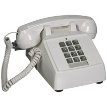 Cortelco ITT-2500-V-WH 1-핸드셋 유선 전화기