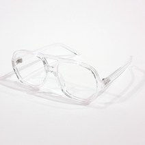 보잉 스타일 투브릿지 투명뿔테 빅사이즈 큰사이즈투명 안경테