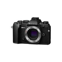 OM 시스템 OM-5 미러리스 디지털 카메라 바디 블랙 #V210020BU000