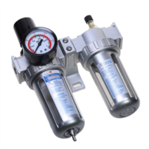 유수분리기S고성능-400 BSP Thread Air Compressor Treatment Filter Regulator Oil Water Separator Trap, 03 1/4