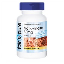 페어 퓨어 엔자임 나토키나제 50Mg 노 마그네슘 비건 Fair Pure Nattokinase Pd. 180정