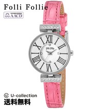 [쇼핑 마라톤 P10] Folli Follie 폴리폴리 다이너스티 쿼츠 레이디스 실버 WF13A014SSWPI2 시계 손목시계 고급 시계 브랜드