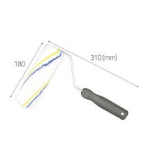 수성 유성 페인트도색 잘발리는 롤러 로라 180mm 10개 몰딩 목재 산업용