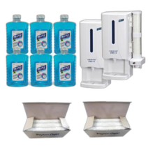 애니가글 용액 1.5L 6병 치과용 업소용 대용량 11203575, 4.가글디스펜서(용액 및 컵 별도