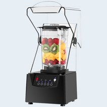 카페용 대용량 블랜더 업소용 저소음 블렌더 방음 믹서기, 블렌더 2000ml