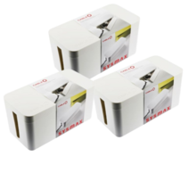 시스맥스)멀티탭정리함(소68011)-(250*130*130mm), 02 WHITE, 3개