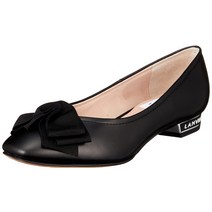 [랑방 온 블루] 리본 모티브 커터 펌프스 레이디스 2693 블랙 22.5 cm E