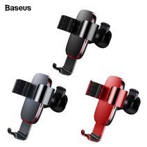 베이스어스 메탈에이지 그래비티 차량용거치대 송풍구, 없음, 블랙