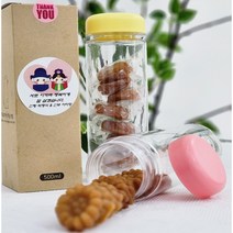 센스있는 회사 결혼식 돌잔치 조문 칠순 답례품 약과 & 텀블러, 핑크