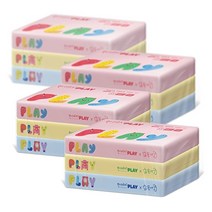 한예지 PLAY 천연펄프 여행용티슈 70매 3입 x 4팩, 기타