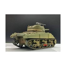 모형 탱크 다이캐스트 장갑차 대전차 미국 Easy Model WWII US M4 Middle Tank Sherman 1st Armored div 1 72 Non