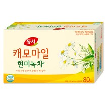 동서 캐모마일 현미녹차, 80개, 1.5g