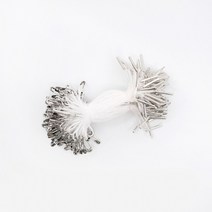 KP 옷핀실고리(실버핀 화이트끈)약100개 택끈 상표끈실고리 실고리핀 택끈 택핀 택고리 라벨끈 상표끈, 본상품