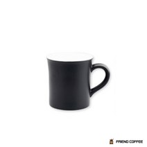머그잔 북유럽커피잔.카페머그컵 kYJ 라떼 머그컵 블랙 300ml 도자기컵