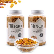 스페인 벌화분 용기 비폴렌 벌꿀화분 꽃가루 300g 2병, 벌꿀화분  300g 2병