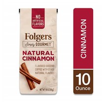 Folgers 폴저스 Simply Gourmet 시나몬향 그라운드 커피 283g, 분새커피