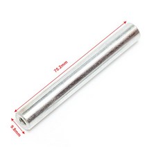 나인봇 ES1 ES2 ES4 용 리어 휠 허브 액슬 전기 스쿠터 6200 베어링 스테인레스 스틸 레버 수리 부품, [02] length 75.2mm, 02 length 75.2mm