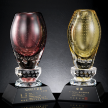 크리스탈 트로피 BM416 우승패 싱글패 홀인원 트로피