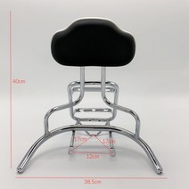 슈퍼커브 오토바이 배달 파츠 짐대 바이크부품 헌터커브 튜닝, 구름 선반케이스등받이세트