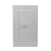 일신 전화 매입형 콘센트 8핀 모듈잭 집 가정 회사 전화기 통화 용, 단품