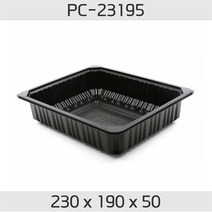 맛을담는용기 맛을 담는 튼튼한 실링용기 PC-23195 - 검정 400개 / 엔터팩 큐담호환 PP용기 두꺼운실링용기 팩클리어, 1개