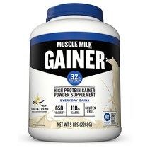 머슬 밀크 게이너 프로틴 파우더 2.268kg 바닐라 크림 Muscle Milk Gainer Protein Powder Vanilla Creme
