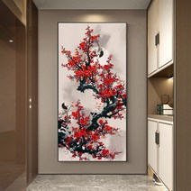 매화 꽃 보석십자수 DIY 취미 세트, 90X160CM