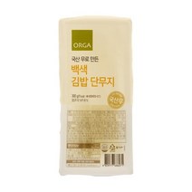 풀무원 밥친구 올가 국산무 백색 김밥단무지 친정 엄마 반찬 우리집 요리 300g, 1개