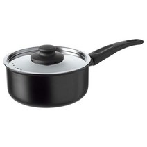 이케아 헴라가드 소스팬+뚜껑 2L 블랙 19x9cm 알루미늄