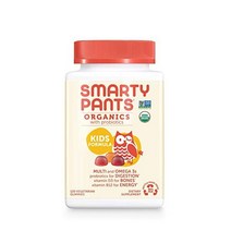 SmartyPants 유기농 Kids Multi비타민 Daily Gummy 비타민s 프로바이오틱스 유산균 비타민 C D3 Zinc B12 for 이뮨 Support Energy 효, Organic Kids Multivitamin