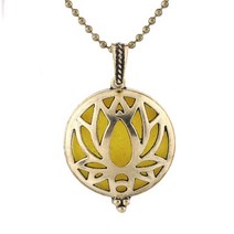 새로운 아로마 만화경 레트로 목걸이 골동품 로켓 펜던트 자기 향수 에센셜 오일 디퓨저 테라피 쥬얼리, 03 1Pcs