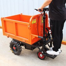 농업용 건설 현장 미니 덤프트럭 운반 전동차, 전동대형플랫카트(벽돌견인전용)