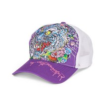 에드하디 스냅백 남자 Throwback Embroidered Floral Tiger Trucker 모자 786131 힙합 야구