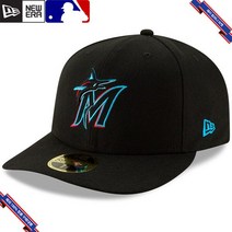 [미국정품] 309290 스냅백 캡모자 MLB [마이애미 말린스] 뉴에라 Authentic Collection On-Field Low Profile 59FIFTY Fitted Ha