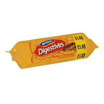맥비티 다이제스티브 클래식 카라멜 비스킷 McVities Digestives Classic Caramel Biscuits 250g 15팩
