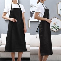 블랙 100X62cm 애견미용 바리스타 앞치마 원피스 손님용 실 캠핑앞치카 요양보호사 일회용 벌초, 본상품선택, 본상품선택
