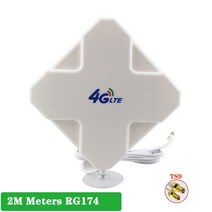 Hi-Gain 3G 4G LTE 실외 28dBi 지향성 광대역 MIMO 안테나 700-2700MHz 3 m RG174 패널, China _TS9--2M Meter