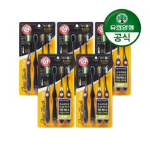 유한양행 [본사직영] 암앤해머 딥터치 베이킹소다 초극세모 칫솔 4입(잇몸케어), 4개입, 5개