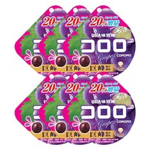 세계과자 수입과자 일본과자 사무실 간식 코로로 젤리 그레이프 48g 6개, 01. 코로로 젤리 그레이프 48g 6