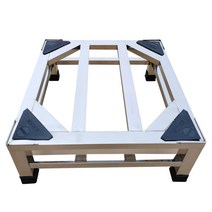 세탁기 받침대 드럼 일반 건조기 높이조절 싱글프레임, 폭 60깊이 55높이 25