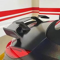 자동차 개조 범용 테일 윙 펀칭 없는 MP 대형 고정 탄소 그레인 GT 스포일러 액세서리, Carbon stripe