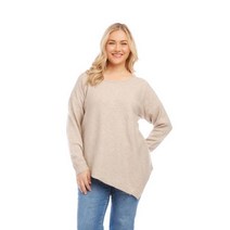 카렌 케인 비대칭 밑단 스웨터