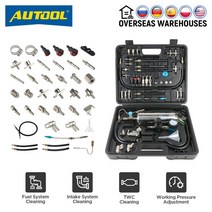 디젤흡기크리닝 AUTOOL C100 자동차 연료 인젝터 청소 기화기 시스템 TWC 및 흡기 매니폴드 스로틀 바디 배기 파이프 플러싱 도구