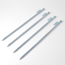 텐트 안전고정 강철단조팩 40cm 4P 초보캠핑 타프 천막 고강도 차박