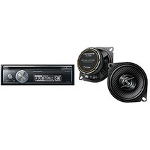 카로첼리아(파이오니아) 카 오디오 DEH-7100 1 DIN CDUSBBluetooth & 파이오니아 스피커 TS-F1040-2 10 cm코아키샤르 2 웨이 고해상도 대응