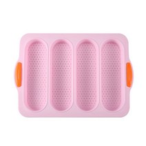 베이킹 오븐 Stomates 실리콘 베이킹 케이크 금형 Bakeware 식품 등급 파티 요리 도구 햄버거 빵 개, 07 Pink-A