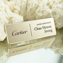 신주부식 금속명찰제작 엣지 호텔 병원 자석 명찰, 선택06.금속_실버_70x25mm, 옷핀＋집게