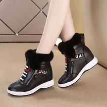 케주얼 여성 겨울 골프화 방수 따뜻한 부츠 키높이 케쥬얼 방한